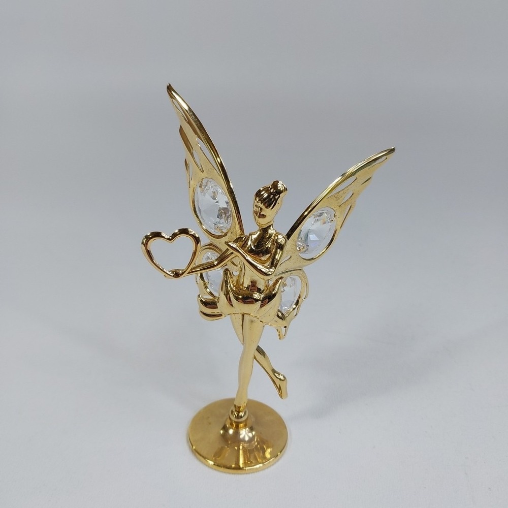 Mascot Fairy Ballerina‎ Figurine Statue With Austrian Crystals Made In USA